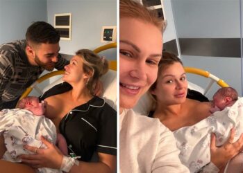 Mercedesz Henger pubblica le prime foto in ospedale con la figlia Aurora