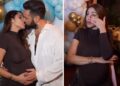 Delia Duran agli sgoccioli con la gravidanza e Alex Belli organizzano un super baby shower per il figlio Gabriel: guarda