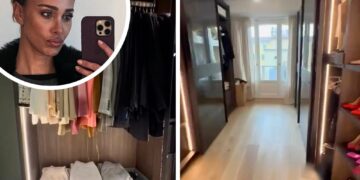 ''Sembra un negozio di abbigliamento'': Belen mostra la sua nuova enorme cabina armadio