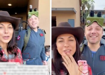 Tiziano Ferro festeggia il Carnevale a Los Angeles con uno dei figli e un’amica nota: guarda