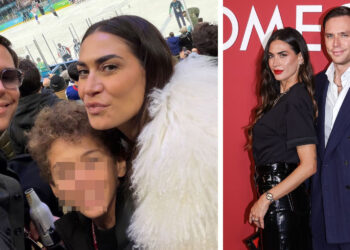 Melissa Satta e Carlo Beretta innamoratissimi alle Olimpiadi di Milano: dal red carpet agli spalti, foto