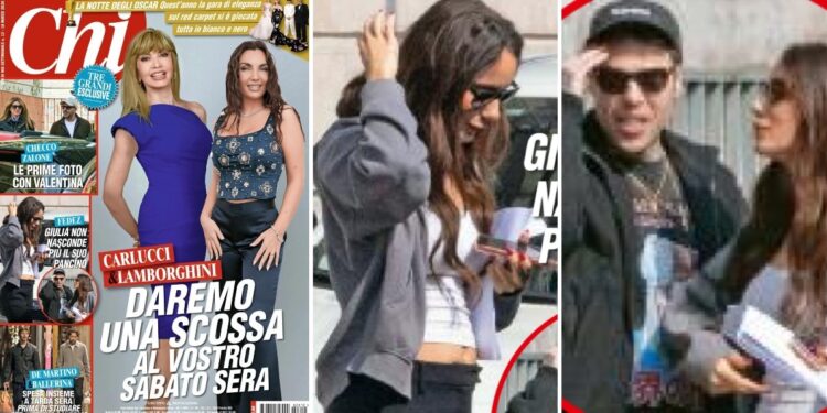 Fedez e la fidanzata Giulia Honegger paparazzati a Milano: le prime foto della 23enne col pancino