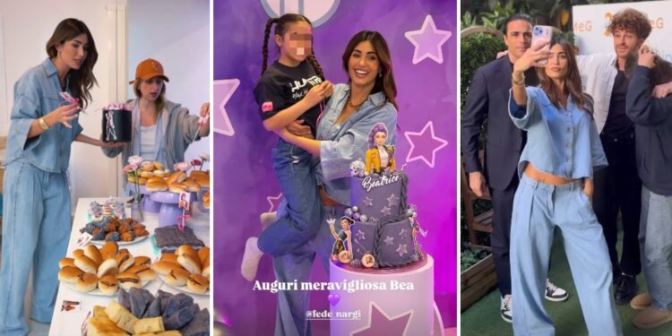 Federica Nargi e Alessandro Matri organizzano una super festa per i 7 anni della figlia Beatrice: ecco il tema scelto