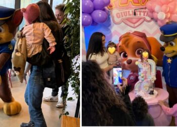Valentino Rossi e Francesca Sofia Novello festeggiano i 4 anni di Giulietta: ecco il tema scelto per il party, guarda