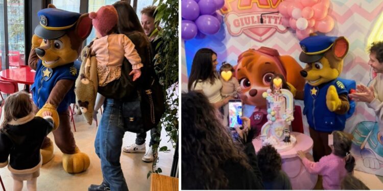 Valentino Rossi e Francesca Sofia Novello festeggiano i 4 anni di Giulietta: ecco il tema scelto per il party, guarda