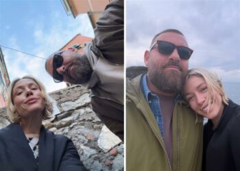 Fuga romantica a Genova per Sarah Felberbaum e Daniele De Rossi