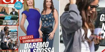 Fedez e la fidanzata Giulia Honegger paparazzati a Milano: le prime foto della 23enne col pancino