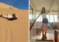 Chiara Ferragni ancora in Africa tra sandboarding nel deserto e panorami mozzafiato