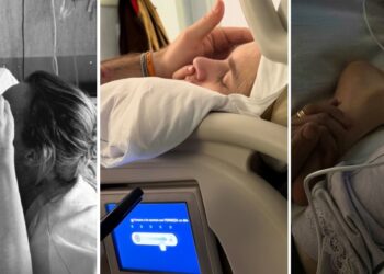 “Supergirl”: Sonia Bruganelli ancora in ospedale per il ricovero della figlia Silvia operata, foto