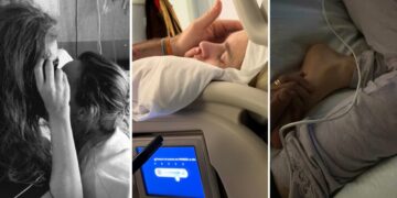 “Supergirl”: Sonia Bruganelli ancora in ospedale per il ricovero della figlia Silvia operata, foto