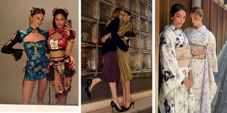 Dal Giappone con amore: Elodie esce allo scoperto con Franceska Nuredini e arriva il bacio social