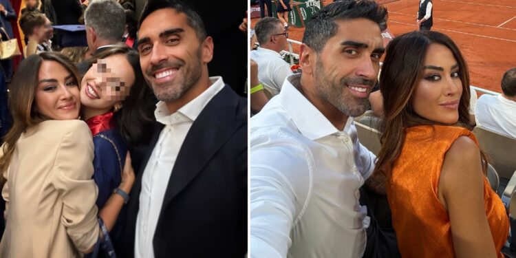 Giorgia Palmas e Filippo Magnini in festa per il diploma della figlia 17enne dell’ex velina Sofia, poi partenza per Parigi: foto
