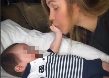 Delia Duran festeggia il primo mese del figlio Gabriel