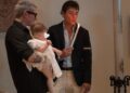 Benjamin Mascolo emoziona tutti: il battesimo della piccola Athena con Fede nel ruolo del padrino, foto
