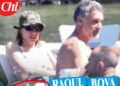 Raoul Bova porta Beatrice Arnera al lago: con i due anche i figli di lui, Alessandro e Francesco, foto
