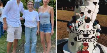 Alice Campello e Alvaro Morata di nuovo insieme per i figli: le foto della festa di compleanno