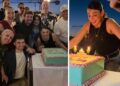 Emma Marrone festeggia il compleanno con vista mozzafiato a Milano: amici e torta ironica, foto