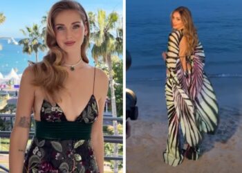 Chiara Ferragni regina glamour a Cannes: per la sesta volta sul red carpet incanta con l’abito firmato Cavalli, foto