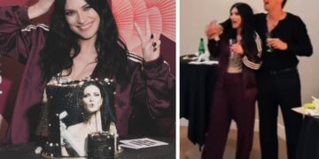 Laura Pausini festeggia i 52 anni a Miami: compleanno da superstar e Achille Lauro vola da lei, le immagini