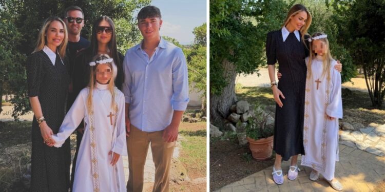 Nessuna tregua tra Ilary Blasi e Francesco Totti: per la comunione di Isabel i due organizzano feste separate