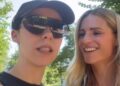 'Troppo giovane per essere una nonna': Michelle Hunziker al parco con Aurora e il piccolo Cesare