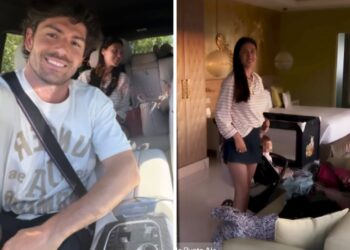 Cecilia Rodriguez e Ignazio Moser con Clara Isabel a Punta Ala
