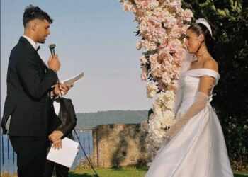 Le nozze da favola a Bracciano di Valentina Vignali e Fabio Stefanini