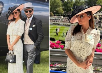 Bianca Guaccero e Giovanni Pernice al Royal Ascot: la coppia conquista gli spalti dell’evento più glamour d’Inghilterra
