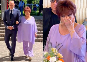 Orietta Berti accompagna il figlio all’altare e non trattiene le lacrime: emozione alle stelle per le nozze di Otis