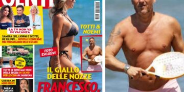 Francesco Totti e Noemi Bocchi si rilassano a Sabaudia e fanno le prove da famiglia allargata, ma lui non penserebbe alle nozze con lei…